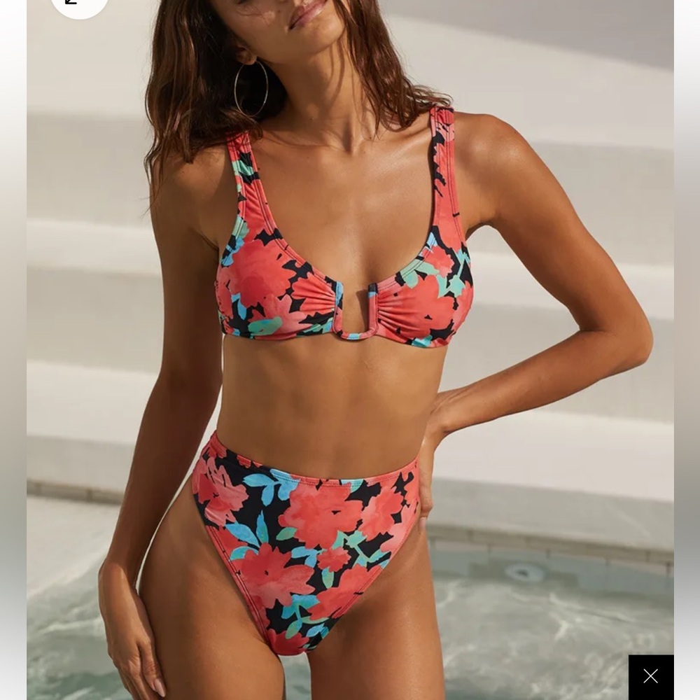 Lulus floral bikini